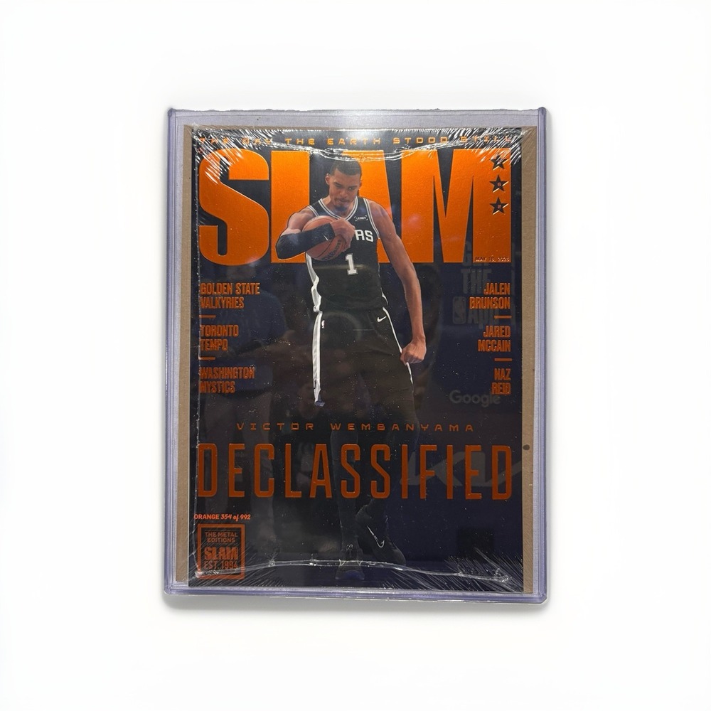 SLAM 262 Orange Metal Victor Wembanyama Basketball Magazine LE /992 New IN HAND - Picture 1 of 1